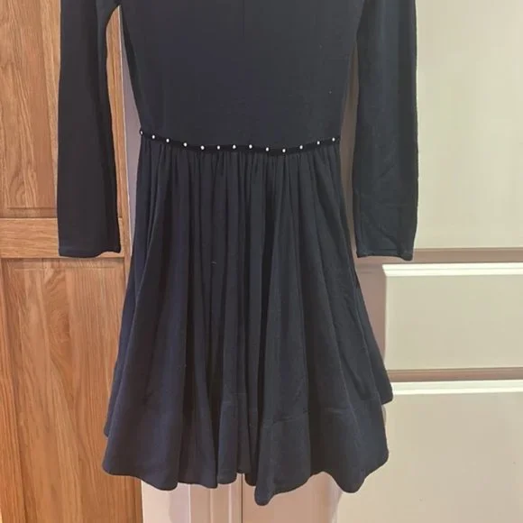 ❌❌SOLD Riska unit long sleeve dress size 3 navy Euc - Picture 14 of 14